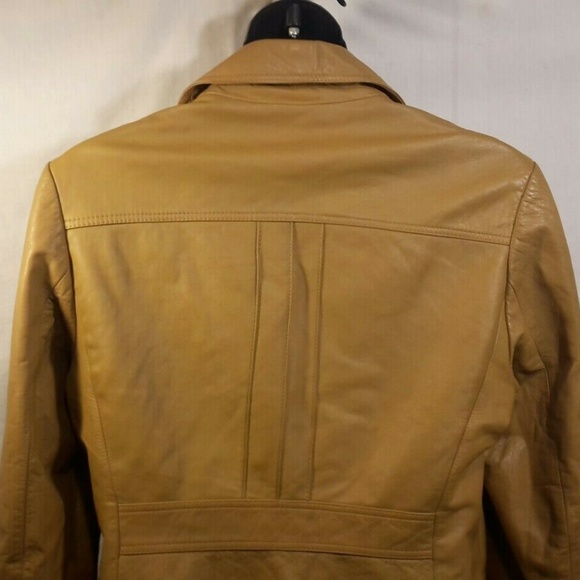 Vintage Pioneer Wear Men's Leather Tan Western